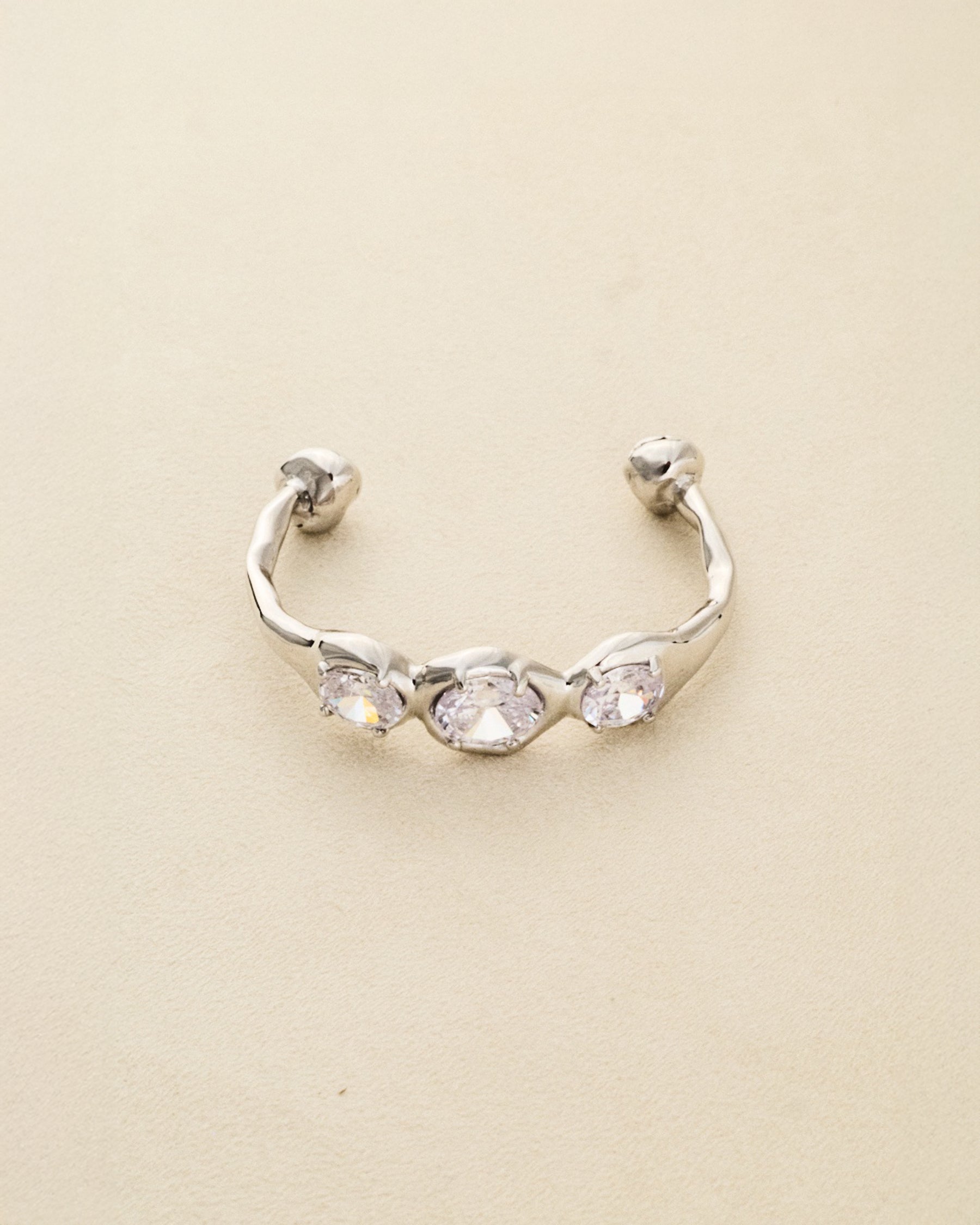 Triple Bangle — Crystal