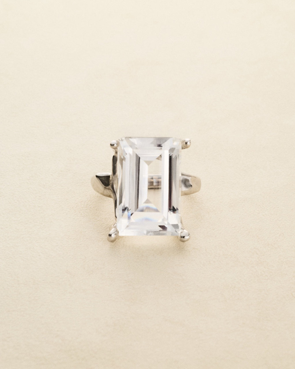 2 Finger Ring — Mountain Crystal