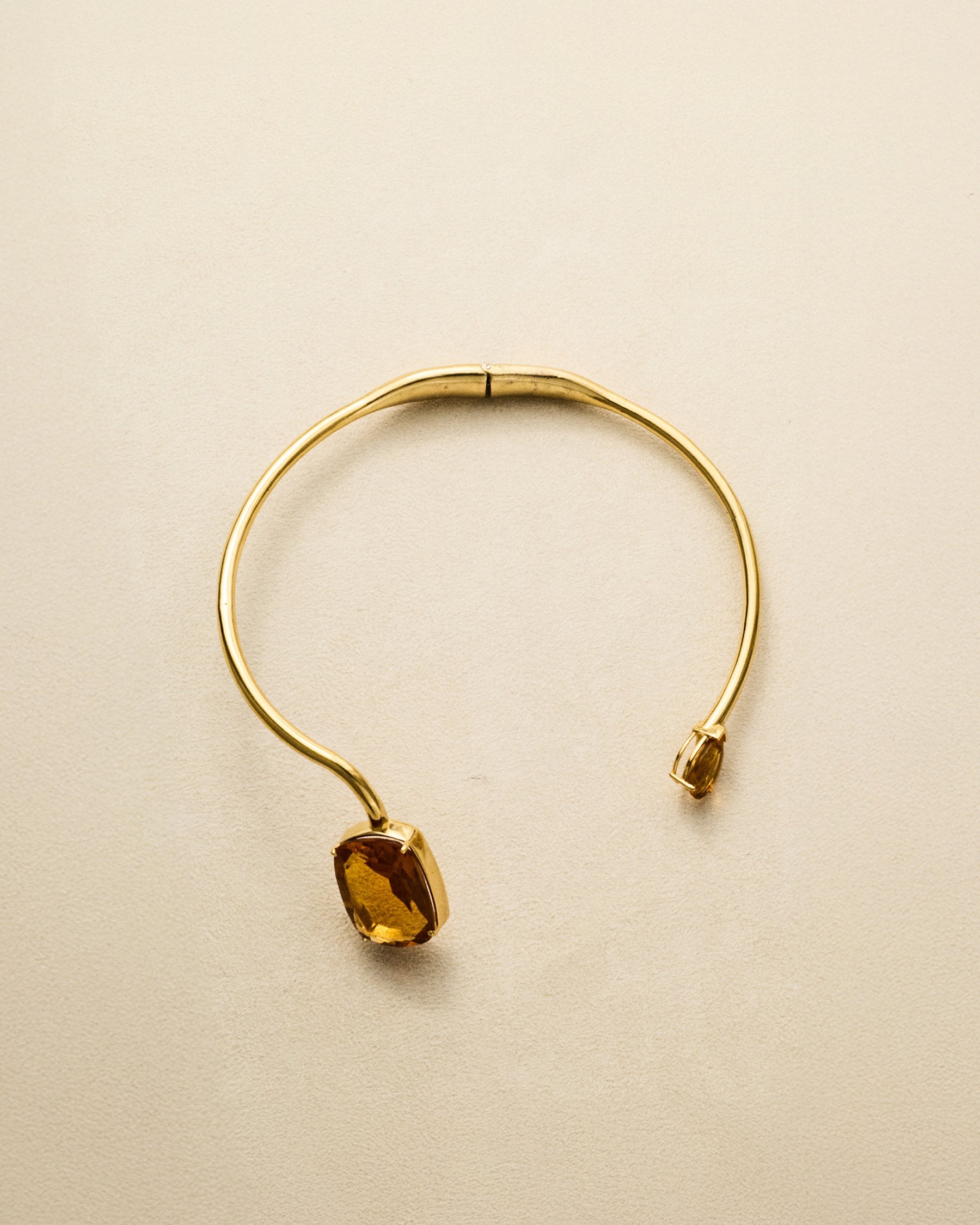 Choker 2 Stones — Citrine