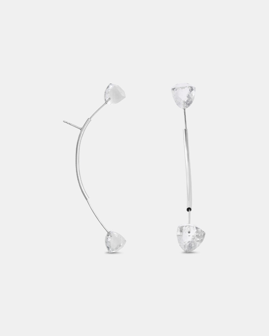 EARTUBE-SILVER-CRYSTAL