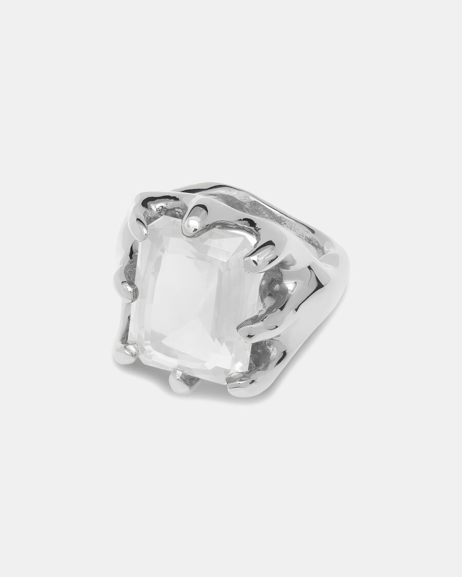 8PRONG RING-SILVER-CRYSTAL-1